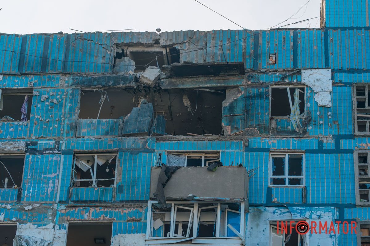 Удар російського дрона по багатоповерхівці 11 жовтня у Дніпрі: фото наслідків атаки 80