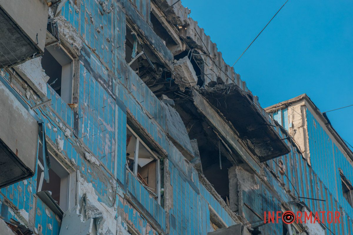 Удар російського дрона по багатоповерхівці 11 жовтня у Дніпрі: фото наслідків атаки 98