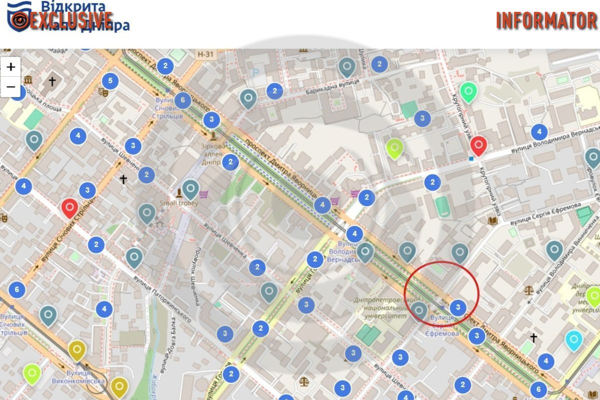 Місце, де проводитимуть роботи