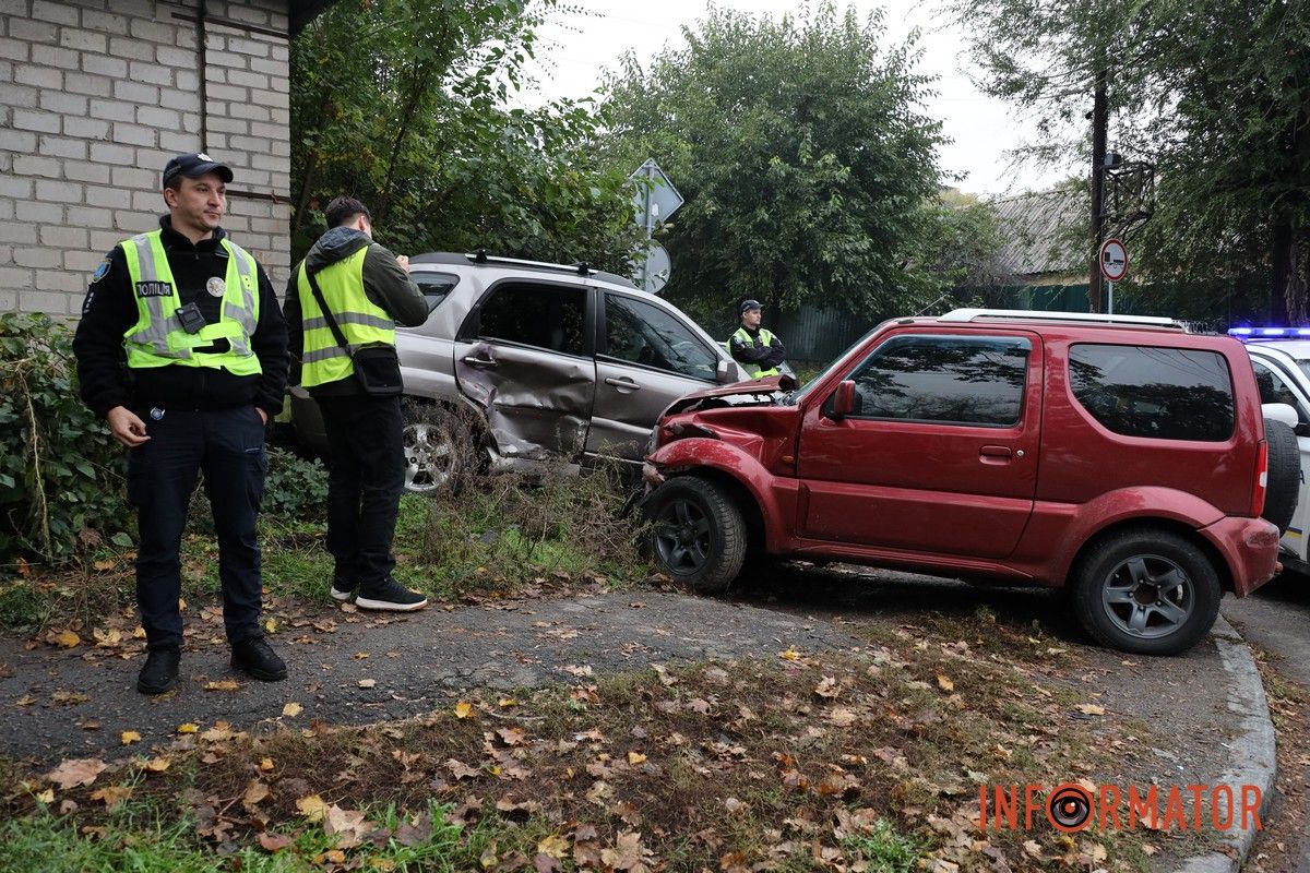 Предварительно, Kia ехала по главной дороге (Щепкина) В Днепре на Щепкина столкнулись Suzuki и Kia: пострадавший, работает следователь с ДТП 6