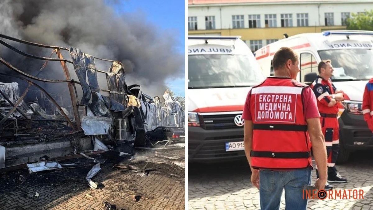 Реактивний БпЛА атакував Дніпро: троє людей постраждали через удар по складах