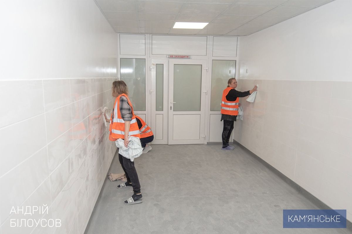 В Каменском обновляют Городскую больницу скорой медицинской помощи 1