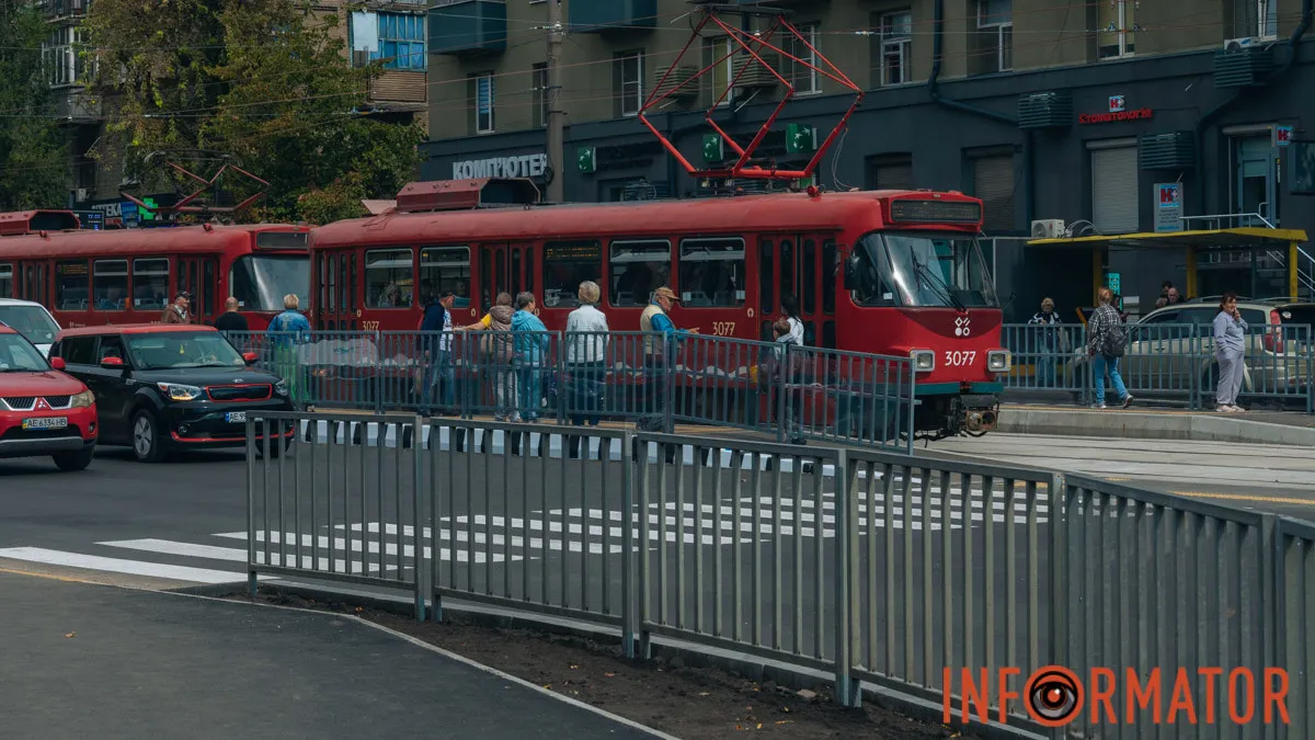 В Днепре 24 октября трамваи №12 и №15 временно изменят график работы