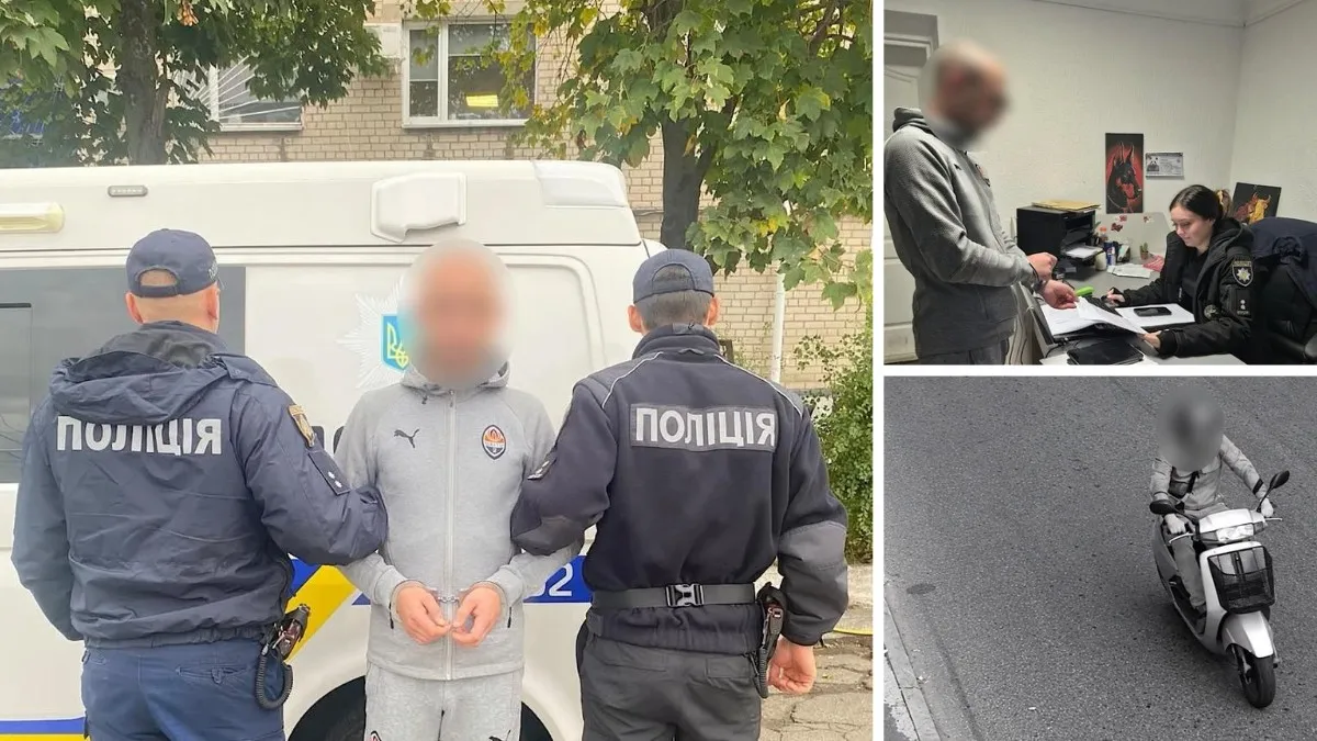 Сів, поки власник відволікся: у Дніпрі біля магазину чоловік угнав мопед