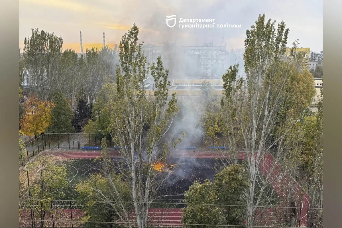 Последствия вражеской атаки по Днепру