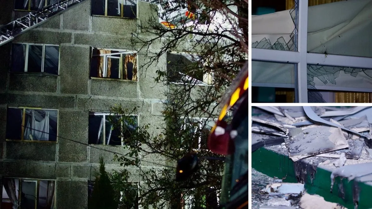 Вибито понад 50 вікон, постраждали дві дівчинки: що відомо про ворожу атаку на гуртожиток ПТУ у Дніпрі