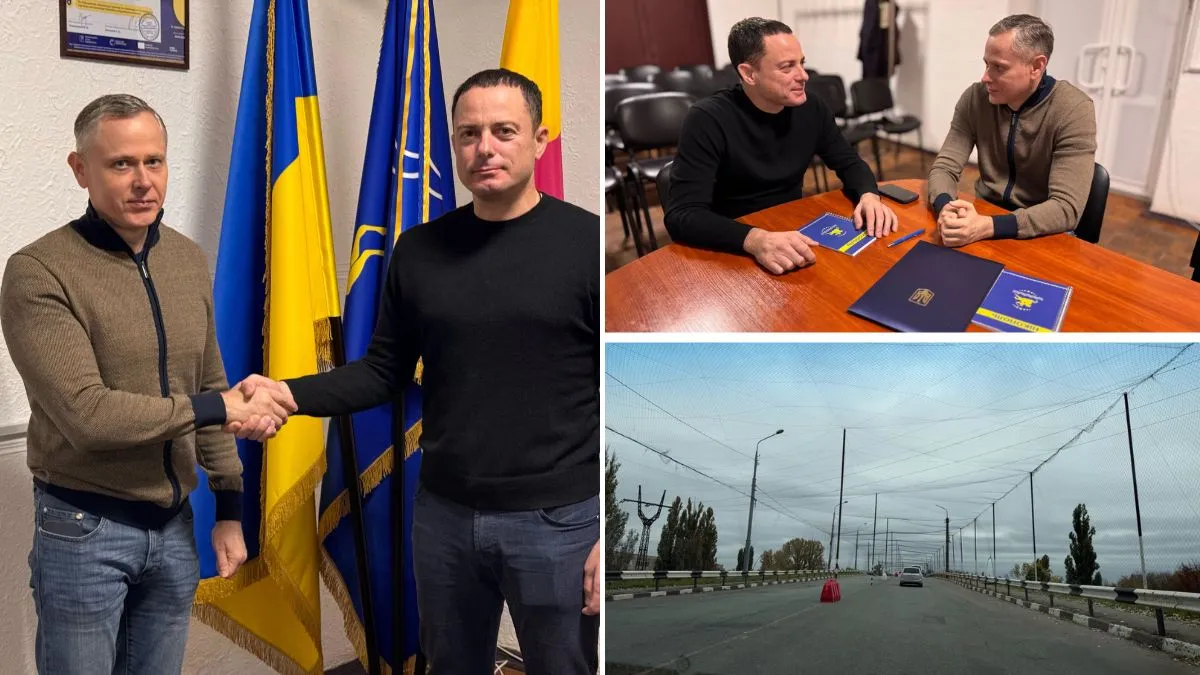 Кам’янське надало Нікополю 2 мільйони гривень на антидронові сітки: міські голови провели зустріч