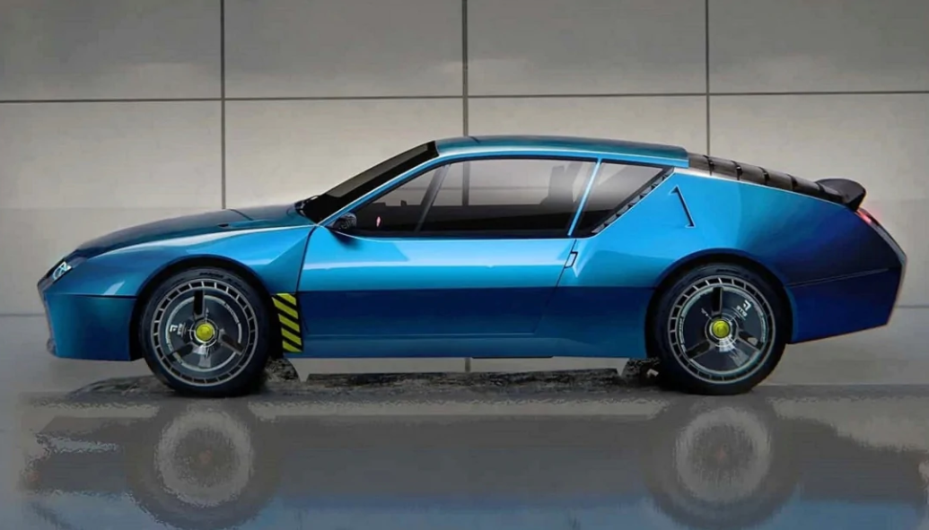 Електромобіль максимально точно відтворює класичний Alpine A310 1971 року Електромобіль максимально точно відтворює класичний Alpine A310 1971 року
