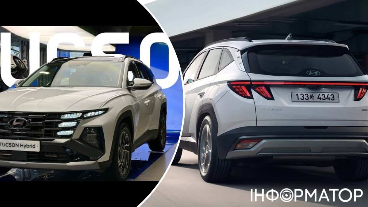 Новая решетка радиатора, обновленный бампер и защитные пластины делают Tucson визуально шире