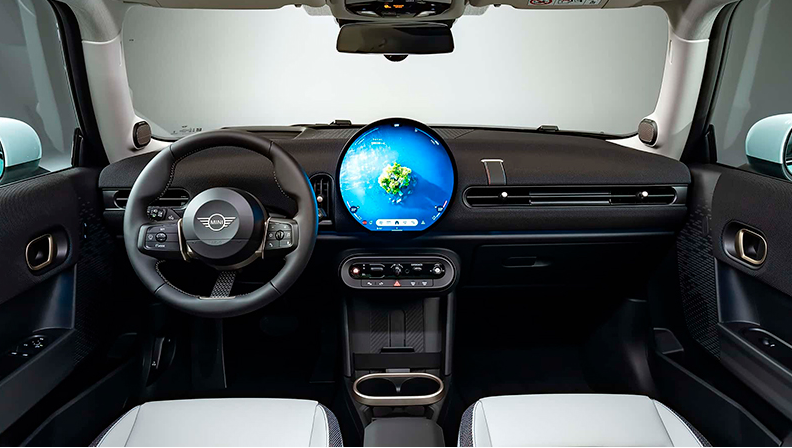 Панелі приладів не буде, показники вирішили вивести на центральний круглий дисплей Панелі приладів не буде, показники вирішили вивести на центральний круглий дисплей