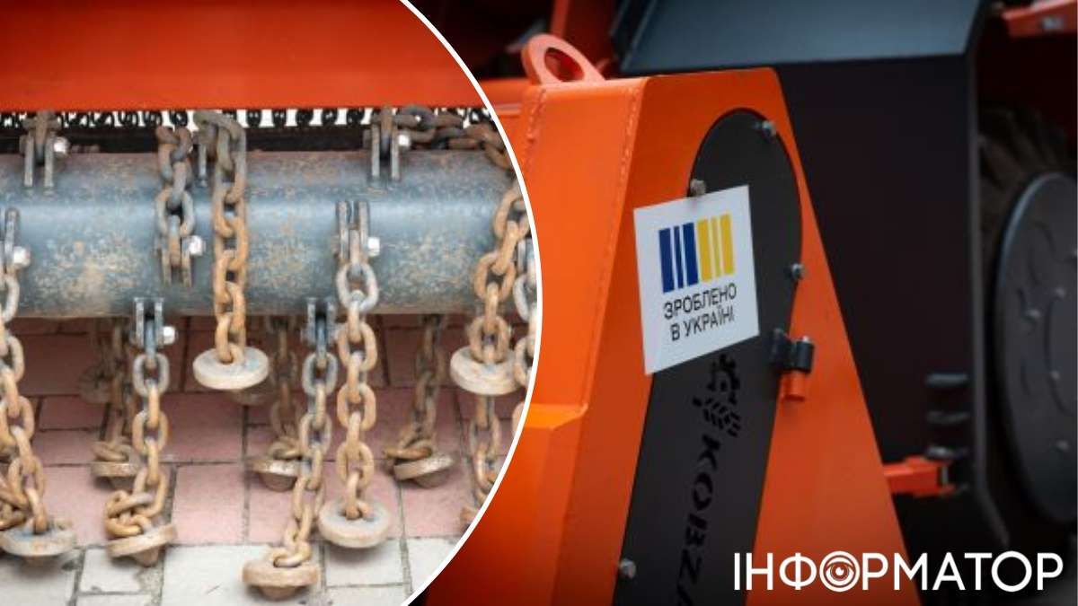 Главным рабочим элементом техники есть ротор с цепями Главным рабочим элементом техники является ротор с цепями