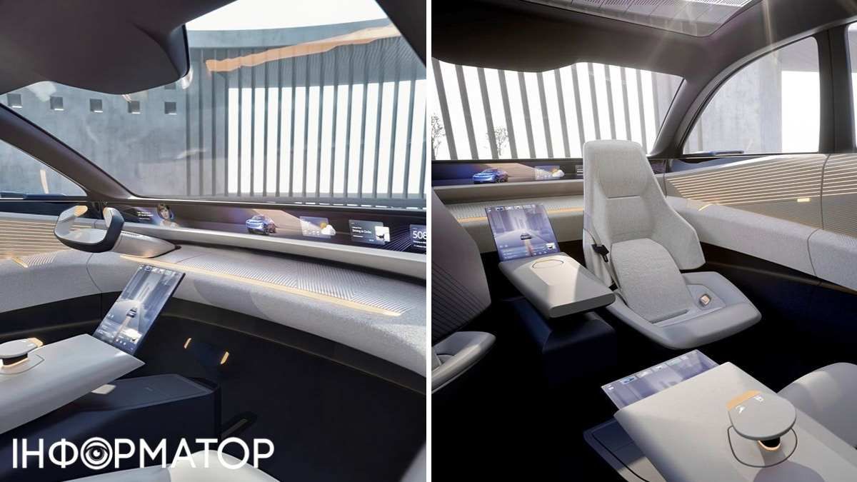 Водій зможе розвернути своє сидіння на 180 градусів, аби поспілкуватись з пасажирами на задньому ряду прямо під час руху Водій зможе розвернути своє сидіння на 180 градусів, аби поспілкуватись з пасажирами на задньому ряду прямо під час руху