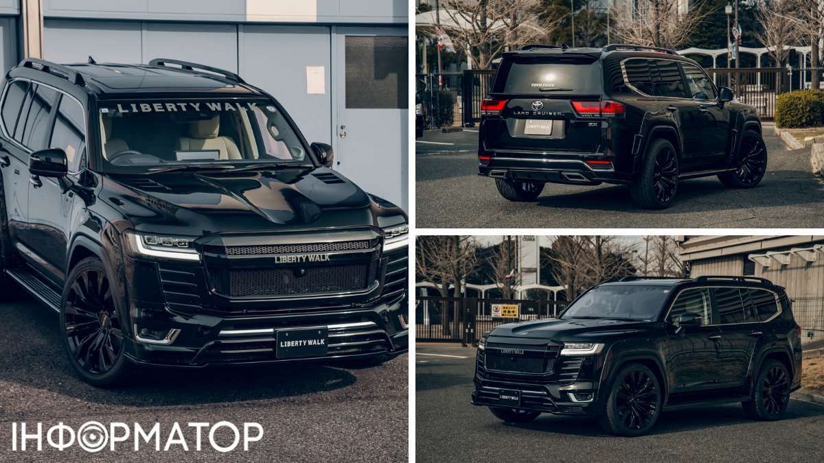 Ґратки радіатора, новий бампер і повітрозабірники, розширювачі колісних арок - автівка отримала вражаючий екстер'єр