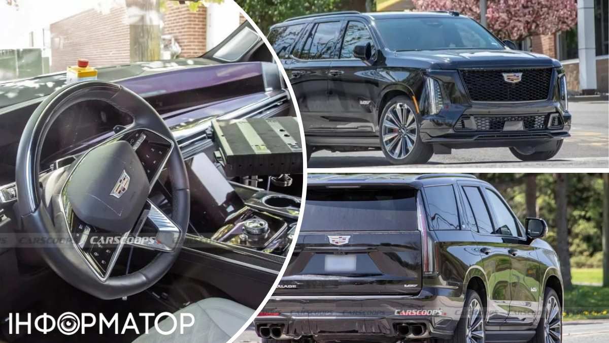 Cadillac Escalade 2025 заметили на обычной парковке