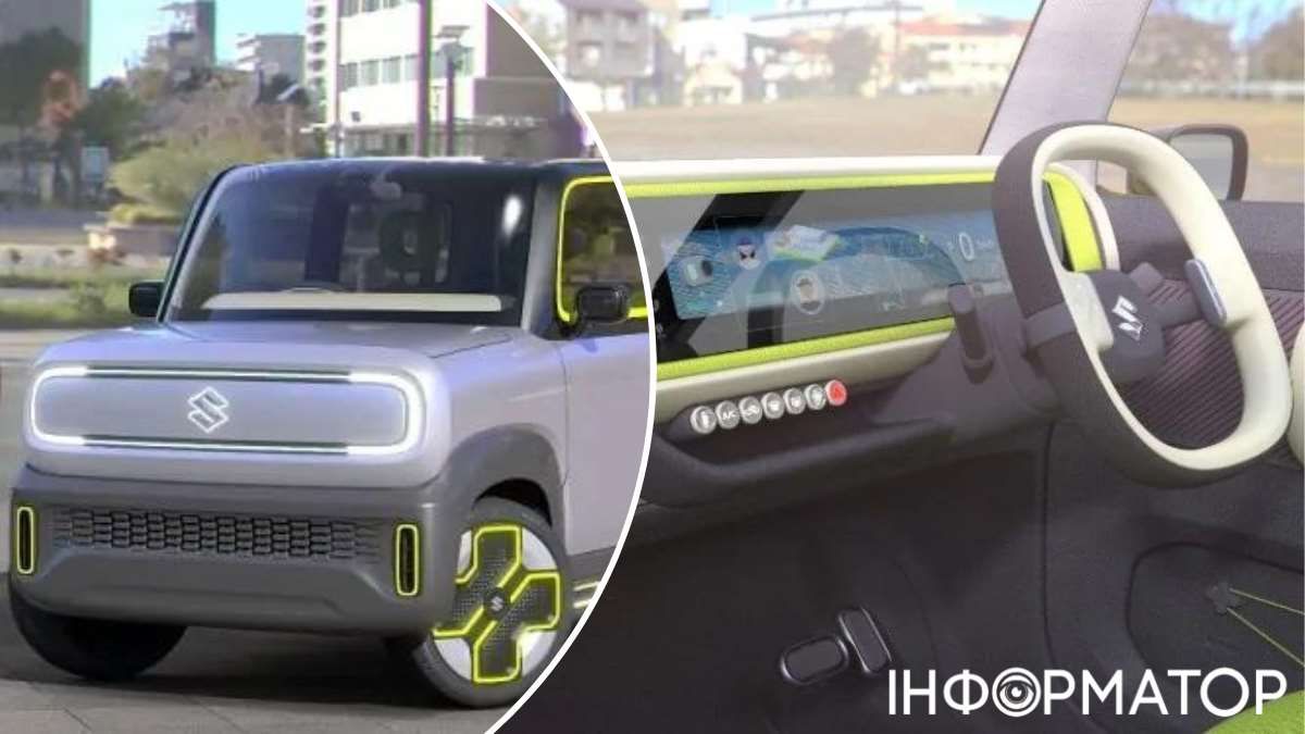 Салон показали побіжно - втім, у ньому є довгий дисплей та стильне кермо