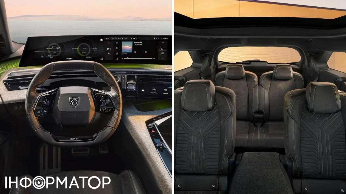 Сім ергономічних крісел, бездротова зарядка для смартфона, підігрів сидінь та керма, камери 360-градусного огляду, аудіосистема Focal - все це робить 5008 сучасним комфортабельним автомобілем