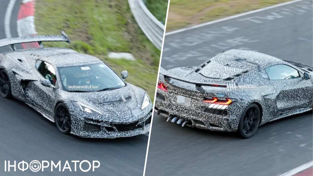 У Chevrolet показали на відео новий Corvette Z06
