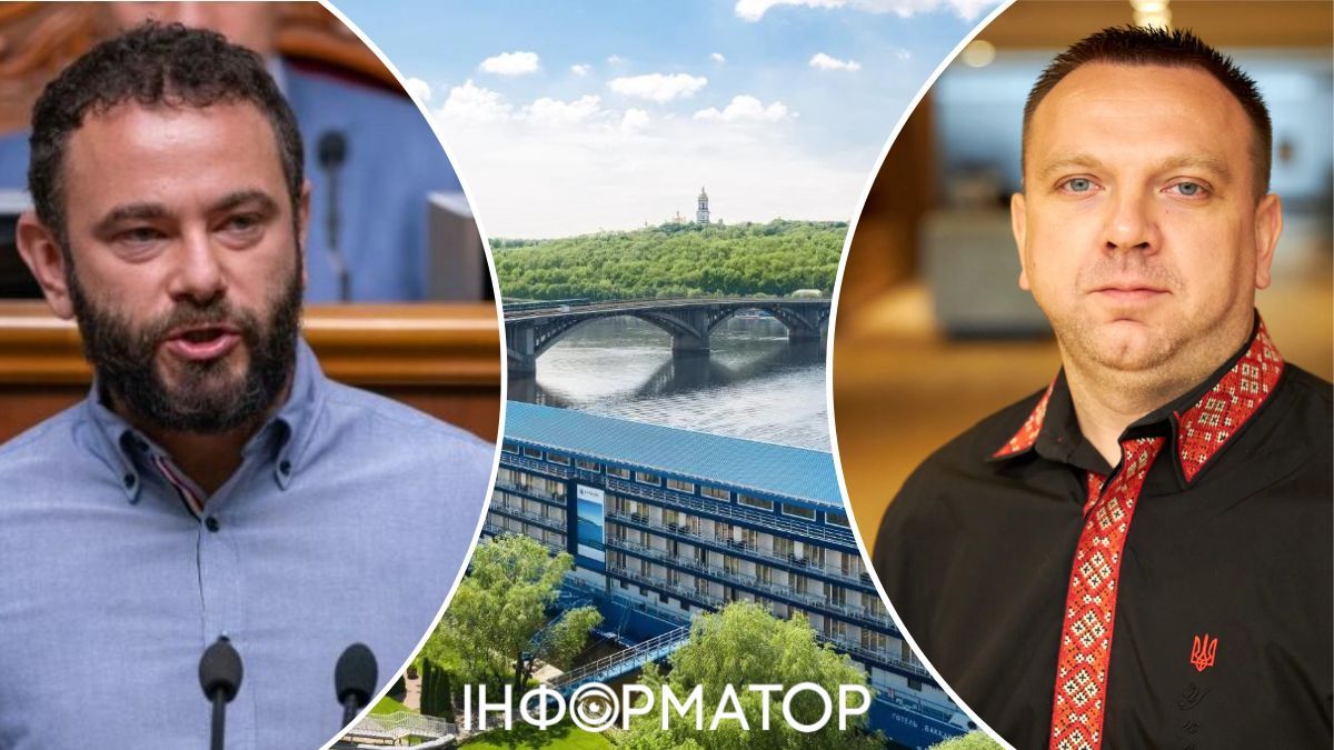 Народные депутаты Александр Дубинский и Максим Ткаченко