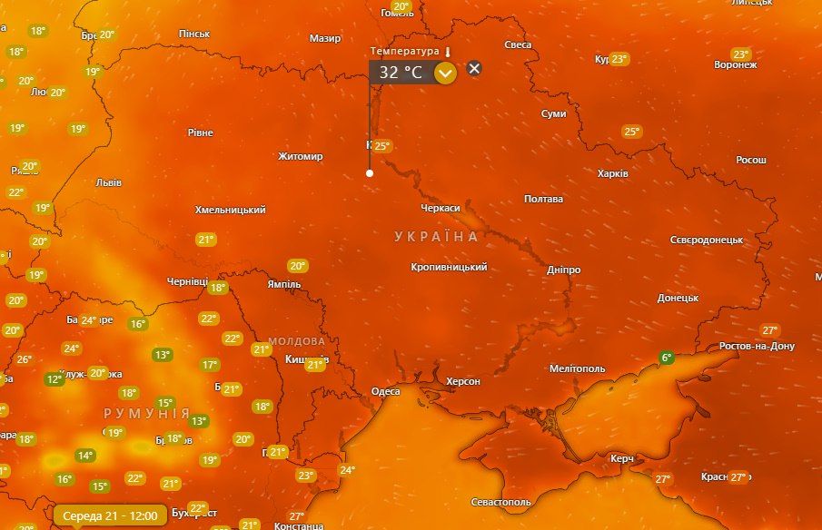 Споживання електроенергії зростає через спеку в Україні,  