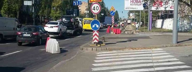 В Киеве частично перекрыли улицу Елены Телиги: узнай, почему