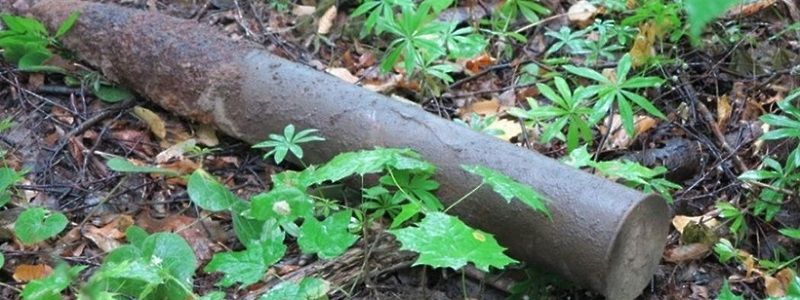 По дороге на аэропорт «Борисполь»  нашли 11 боевых снарядов