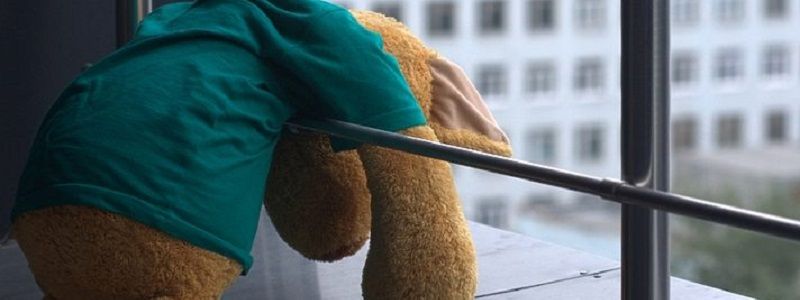 Под Киевом 6-летняя девочка выпала с 18 этажа вместе с собакой