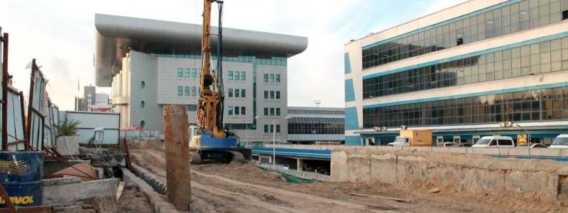 В Киеве район Южного вокзала едва не утонул в сточных водах