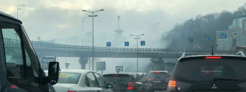 Стало известно, почему Почтовая площадь была окутана дымом