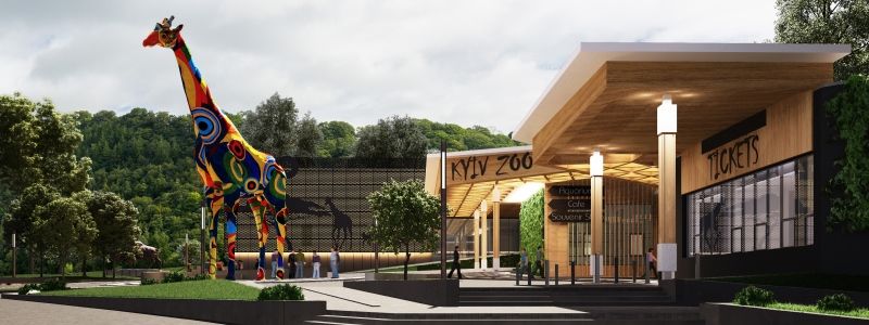 В Киеве появится 15-метровый жираф: где и когда