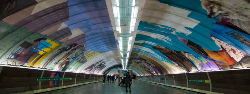 Муралы на Осокорках в Киеве: как сейчас выглядит станция и когда дорисуют картины