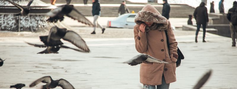 Столица в лицах: как жители Киева провели утро морозного ноября