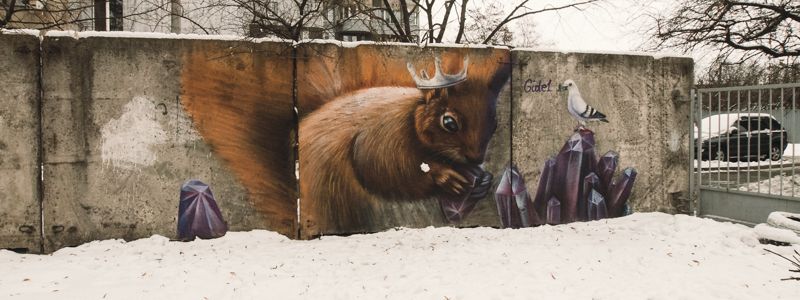 В Киеве ко Дню Святого Николая появился сказочный мурал: где и как он выглядит