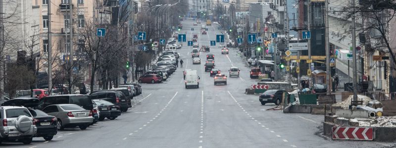 После Нового года Киев окутала серость