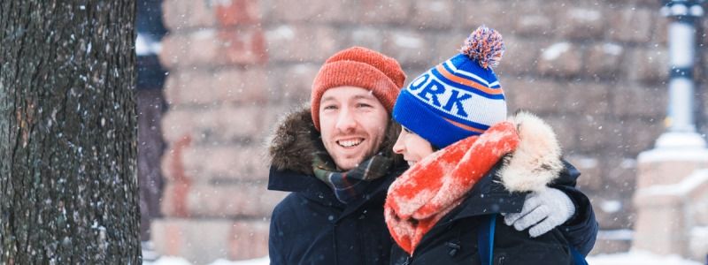 Снежная столица в лицах: какое настроение у жителей Киева в субботу