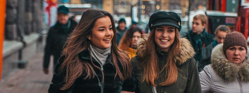 Весенняя зима: какое настроение у жителей Киева в солнечную пятницу