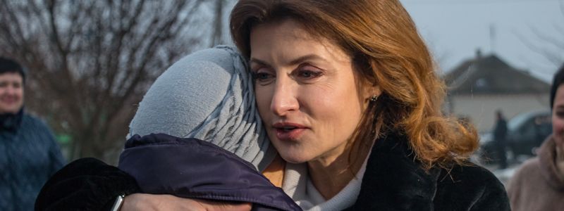 Что делала Марина Порошенко в Днепропетровской области