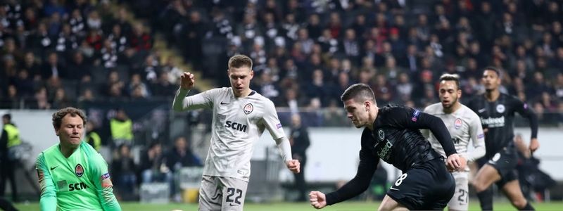 "Шахтер" крупно уступил "Айнтрахту" и вылетел из Лиги Европы