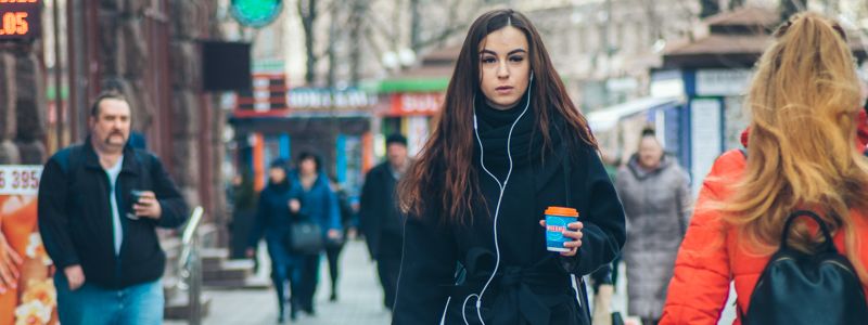 Столица в лицах: как жители Киева пережидают холодный вторник