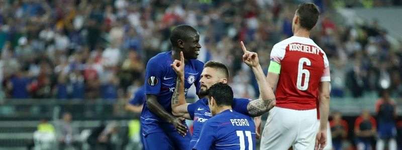 "Челси" в финале Лиги Европы разгромил "Арсенал"