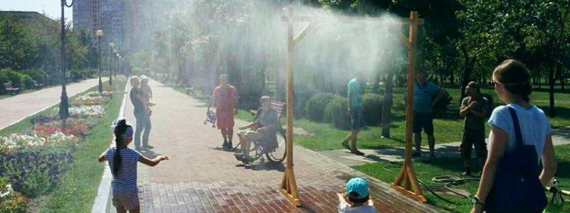 В Киеве установят охлаждающие рамки: где можно будет спастись от жары