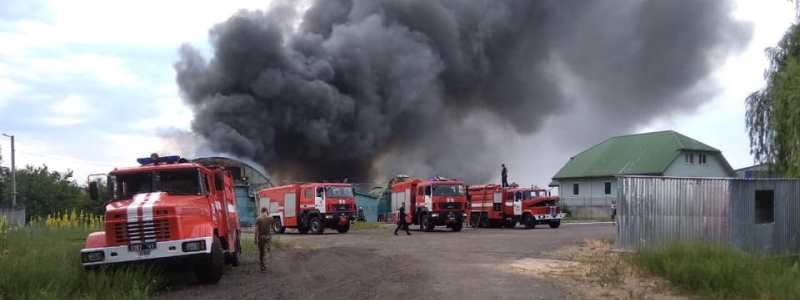 Масштабный пожар под Киевом в Буче: что горит