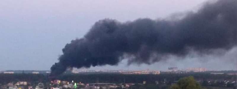 Под Киевом вспыхнула АЗС