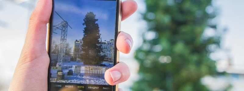 На Софийской площади оживили облысевшую и уставшую елку