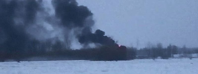 Стало известно, что горит под Киевом