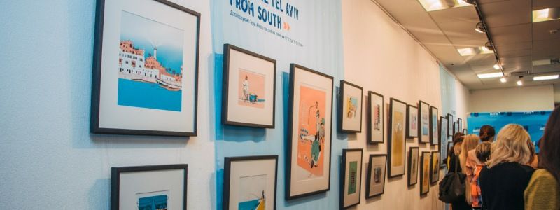 НАТИВ открыли в Киеве выставку посвященную 110 летию Тель-Авива