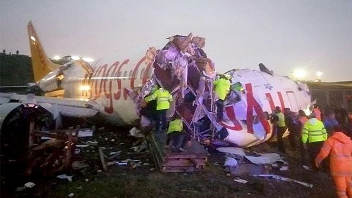 Крушение пассажирского самолета в Стамбуле, коронавирус на лайнере с украинцами и ДТП с 5 погибшими под Харьковом: ТОП новостей дня