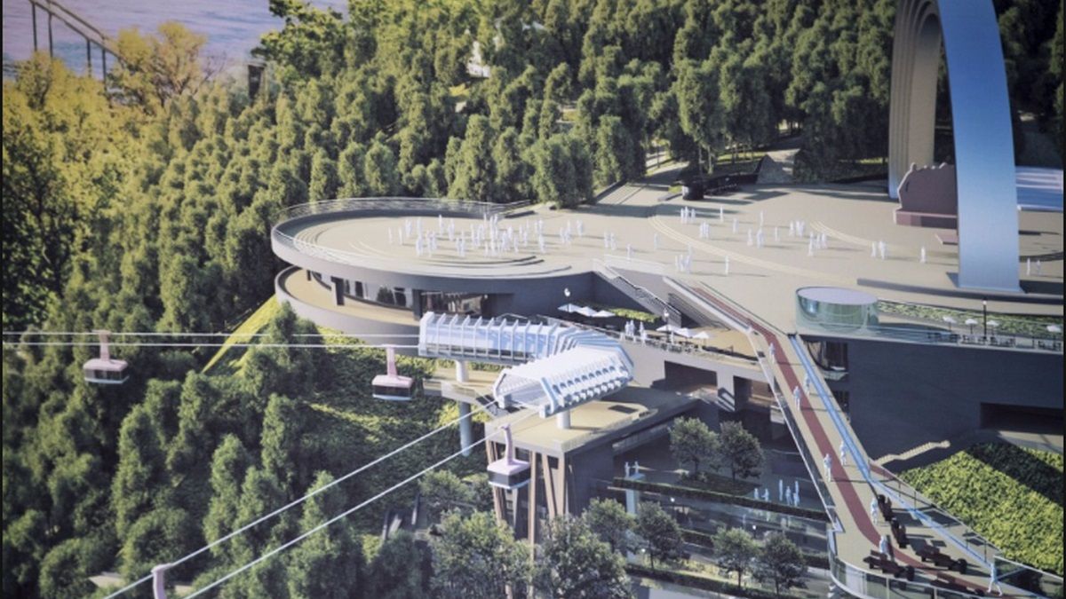 В Киеве над рекой Днепр хотят построить канатную дорогу: где и когда