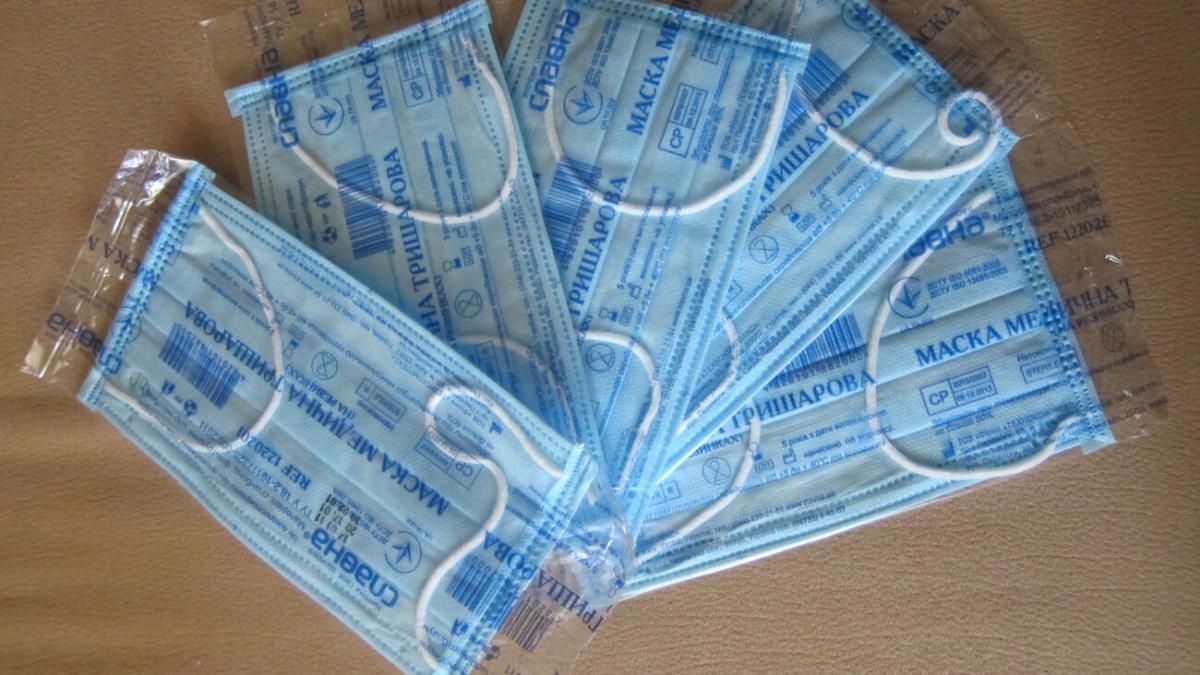 Из Украины пытались вывезти полторы тонны медицинских масок
