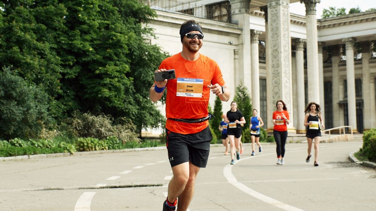 В самом масштабном онлайн-забеге Украины приняли участие бегуны из 9 стран мира