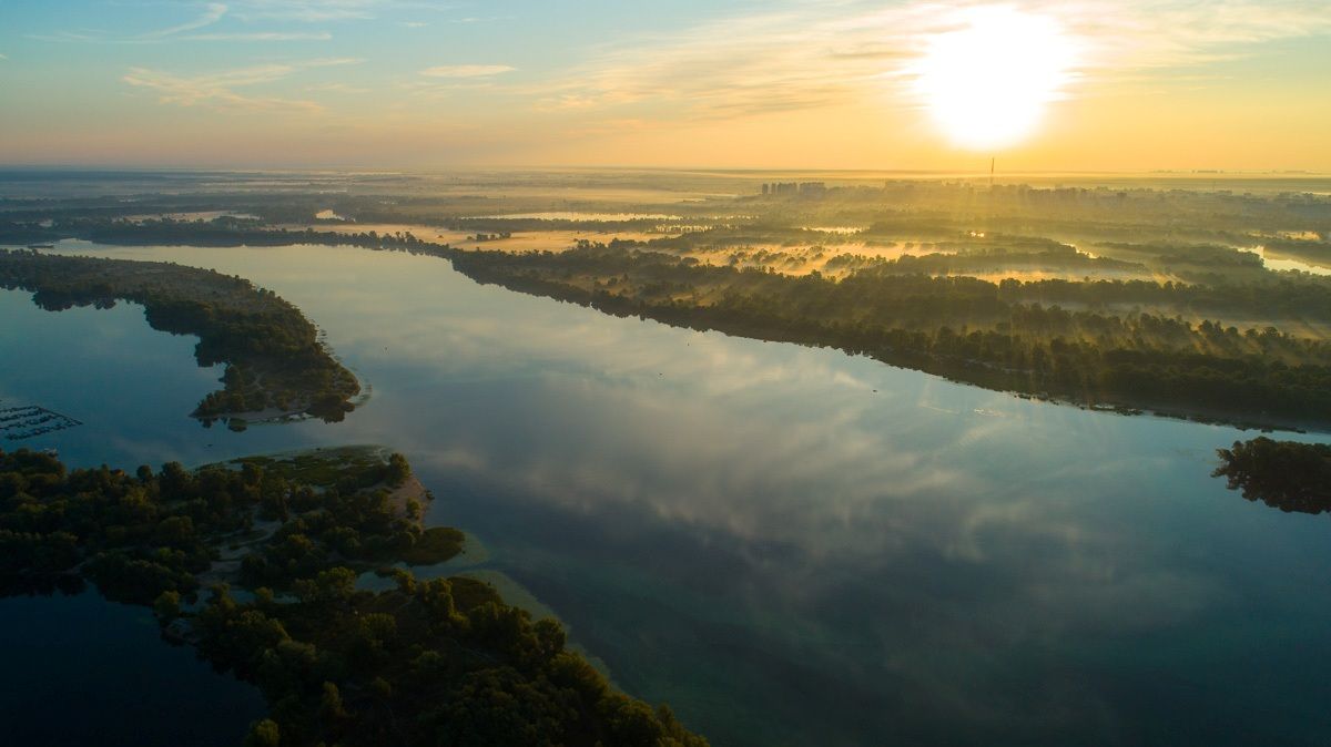 Качество воды в Днепре ухудшается с каждым годом, а через 50 лет река обмелеет вдвое